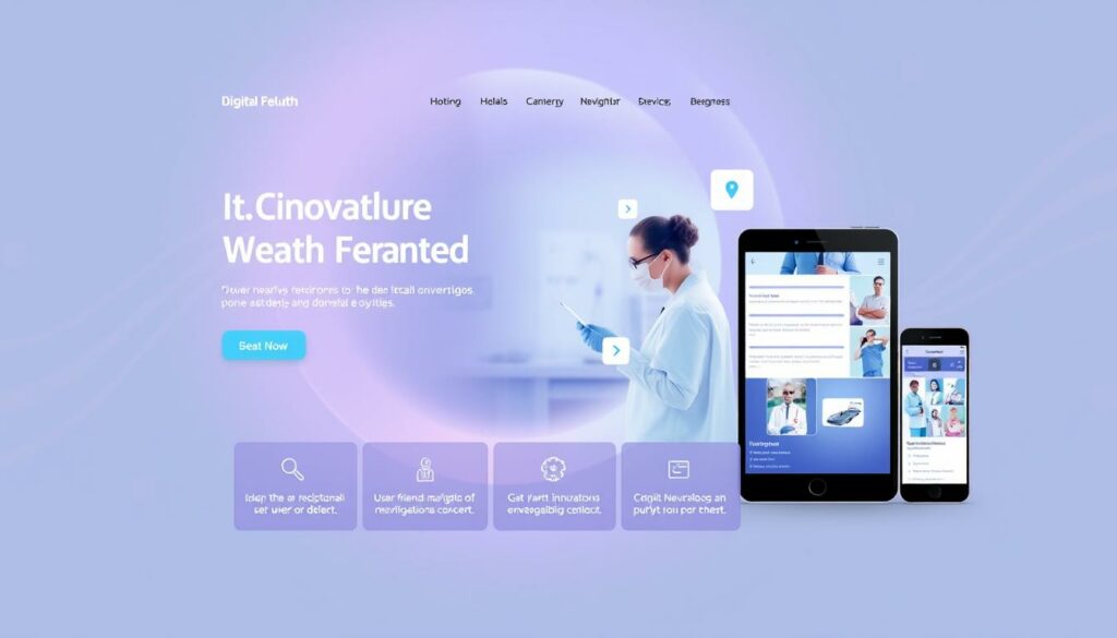 custom web design for healthcare