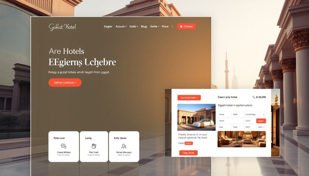 hotel website design Egypt