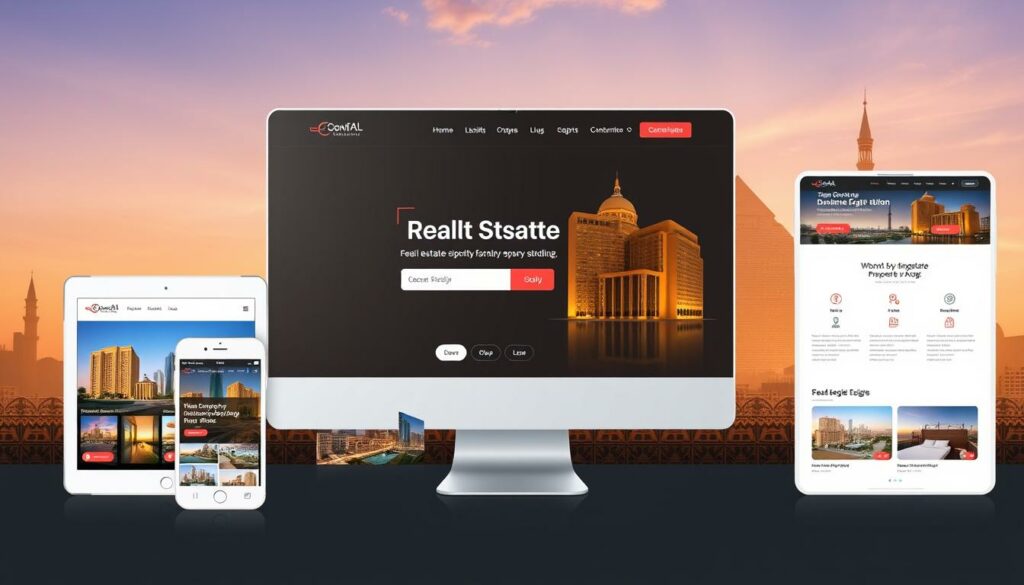 real estate website design