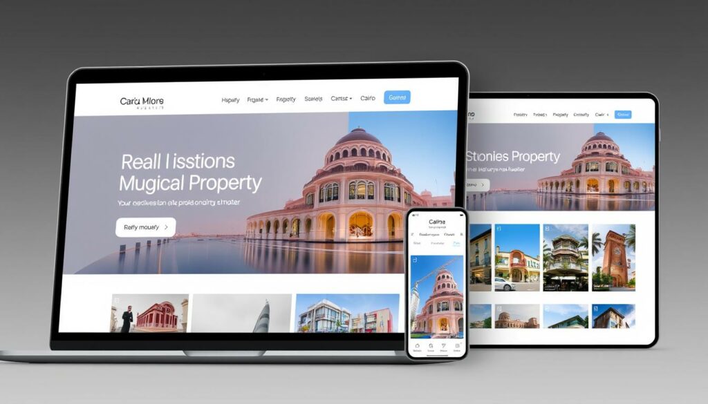 real estate website design