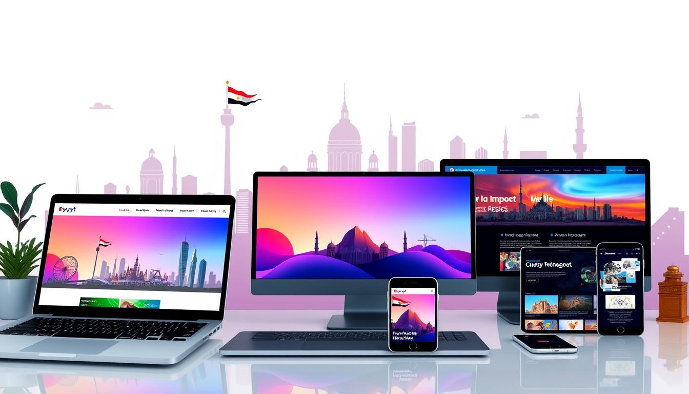 responsive web design for egyptian industries